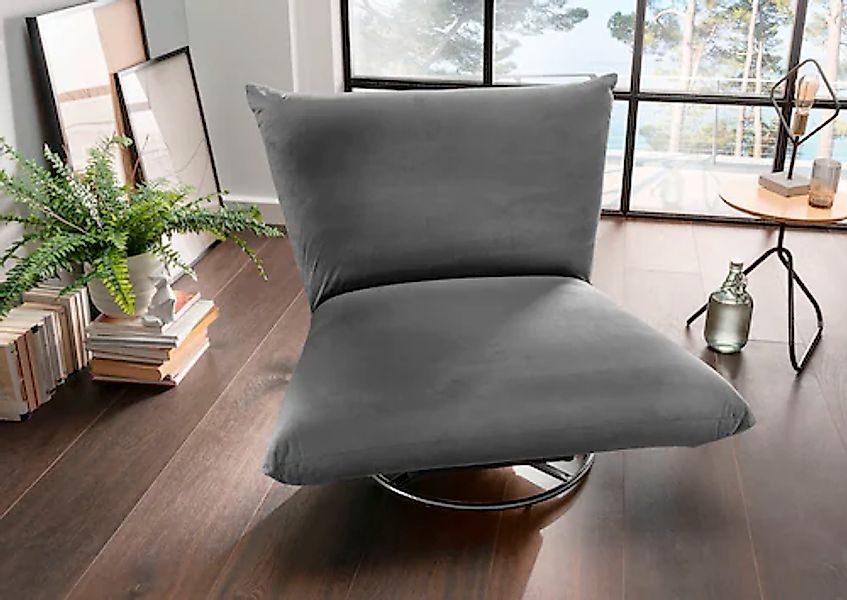 INOSIGN Drehsessel »Cremona«, 360° drehbar mit Metallfuß günstig online kaufen