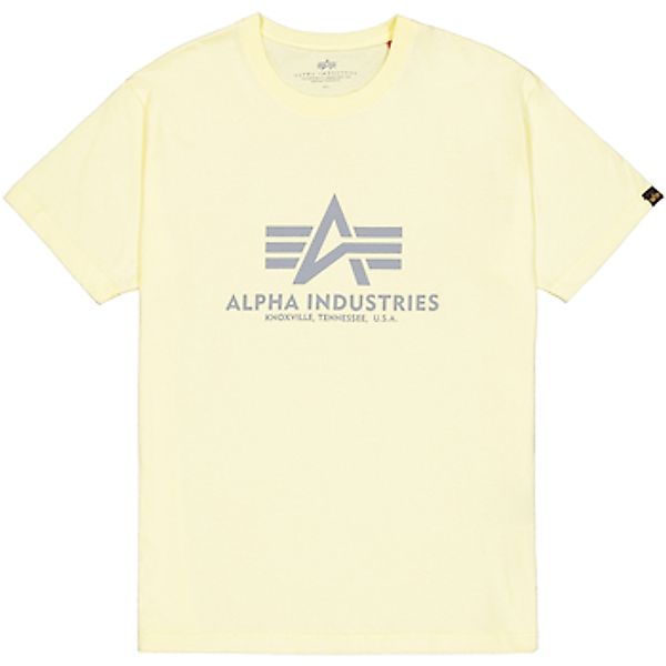 Alpha Industries  T-Shirt Basic T-Shirt BL - retro yellow günstig online kaufen