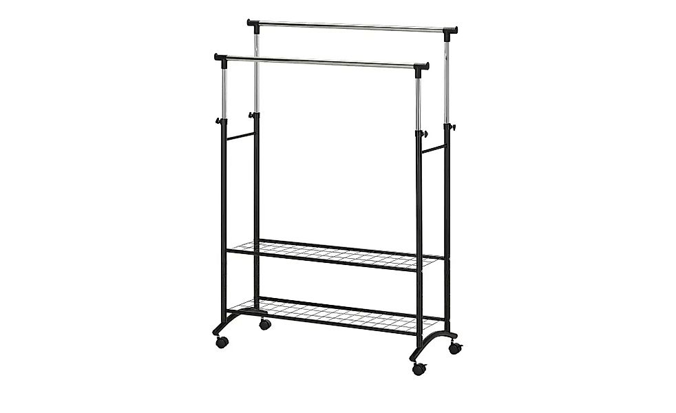 Rollgarderobe  Annabell ¦ schwarz ¦ Kunststoff,Metall ¦ Maße (cm): B: 100 H günstig online kaufen