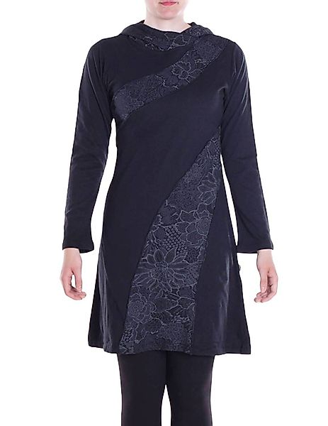 Vishes Tunikakleid Damen Spitzen-Kleid Blumen-kleid Lang-arm günstig online kaufen