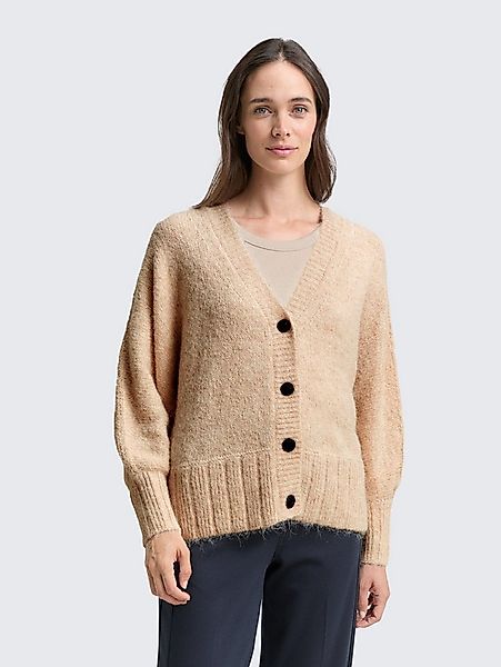 TOM TAILOR Cardigan Pullover & Strickjacken Oversize Cardigan mit Wollantei günstig online kaufen