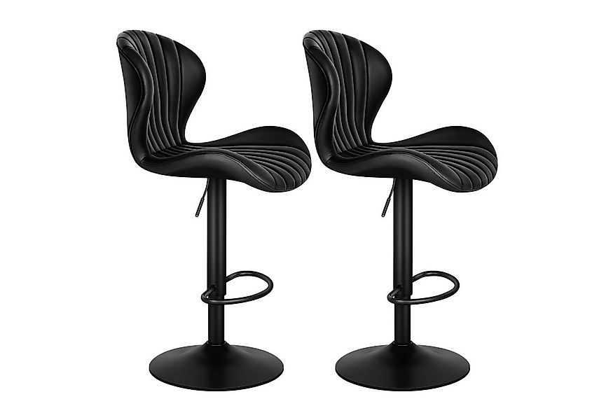 ALFORDSON Barhocker 2er Set, Höhenverstellbare Küchenhocker mit Schwenkfunk günstig online kaufen