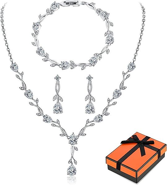 LuxusKollektion Schmuckset Hochzeit Schmuckset Damen Sterling günstig online kaufen