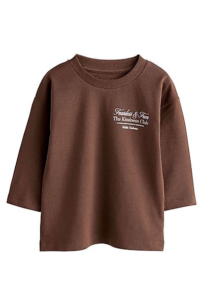 Next Langarmshirt Langarmshirt mit Rückenprint (1-tlg) günstig online kaufen