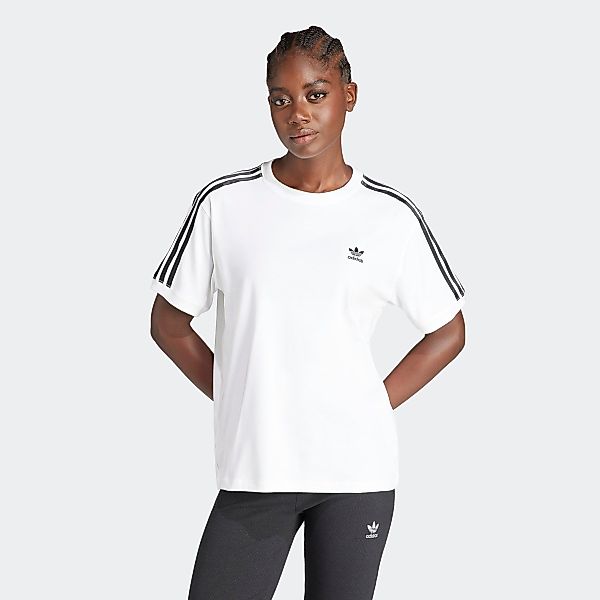 adidas Originals T-Shirt "3 STRIPE TEE", drei Streifen Shirt mit Trefoil Lo günstig online kaufen