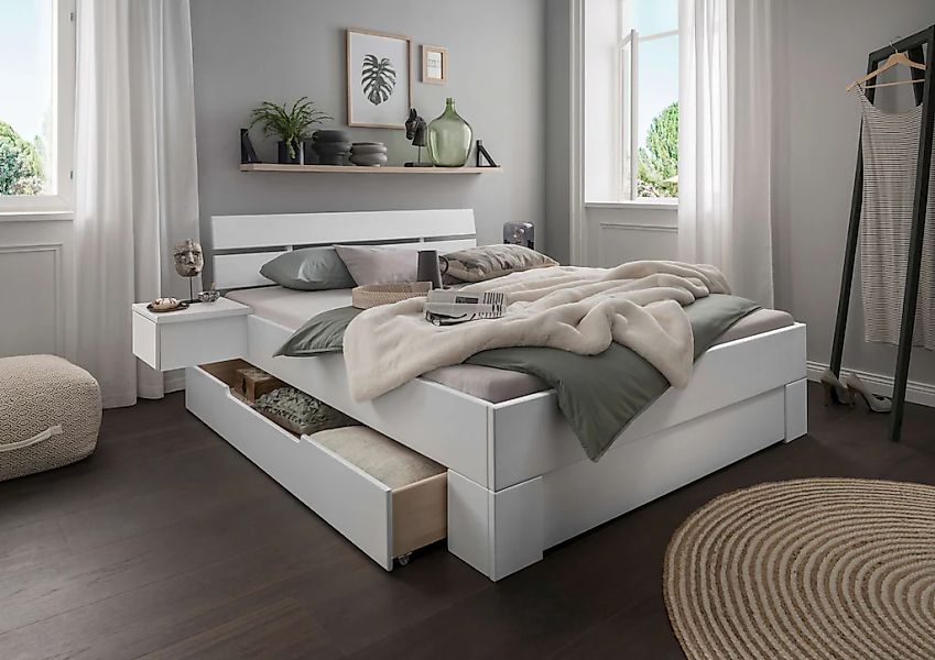 Home affaire Nachttisch "Progress Hängetische, aus massiver Kiefer, FSC-zer günstig online kaufen