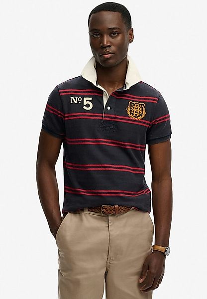 Superdry Poloshirt DOUBLE EMBLEM JERSEY SS RUGBY im angesagten Rugby Stil günstig online kaufen