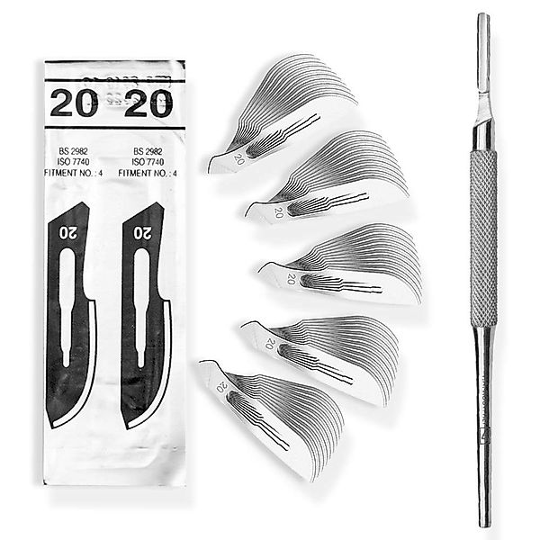 May Cuttermesser Set 50 Stück Skalpellklingen günstig online kaufen