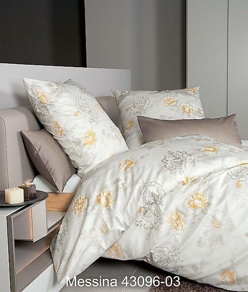 Janine Janine Mako-Satin Bettwäsche MESSINA 43096 honiggold Größe:  155x220 günstig online kaufen