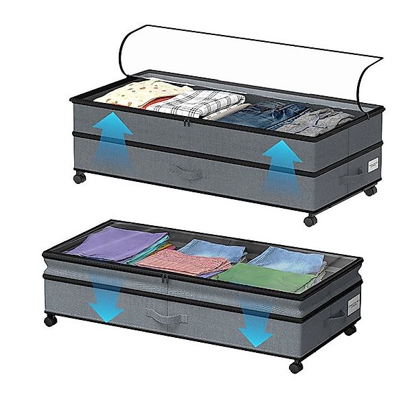 Coonoor Aufbewahrungsbox Aufbewahrungsboxen mit Rädern für unterm Bett, Unt günstig online kaufen