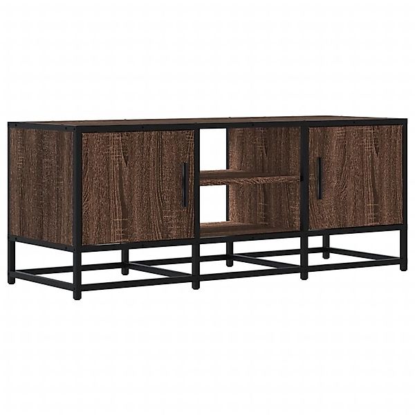 vidaXL TV-Schrank Eichen-Optik 100x35x41 cm Holzwerkstoff und Metall 848838 günstig online kaufen