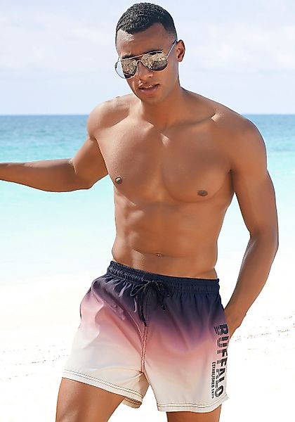 Buffalo Badeshorts "Rick", mit Farbverlauf günstig online kaufen