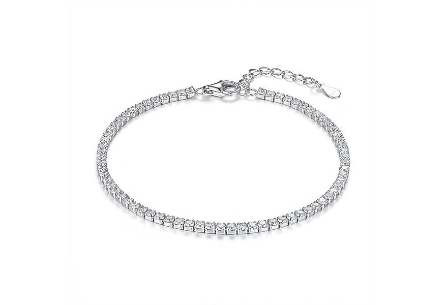 Schöner-SD Tennisarmband Silberarmband Tennis-Armband mit Zirkonia Kristall günstig online kaufen
