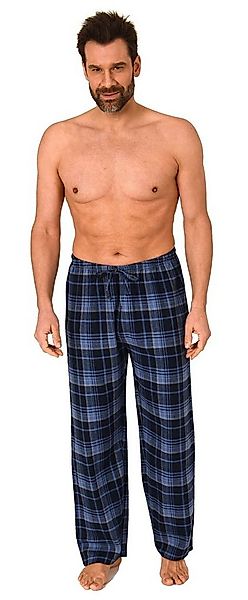 Normann Pyjama Herren Flanell Schlafanzug Hose in Karo-Optik günstig online kaufen
