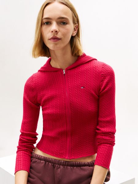 Tommy Jeans Strickjacke TJW ESSENTIAL ZIPPER günstig online kaufen