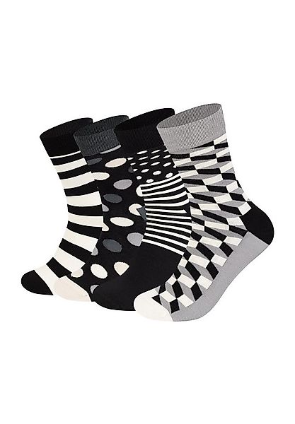 Happy Socks Basicsocken 4-Pack Classic Black & White Socks Gift Set aus nac günstig online kaufen