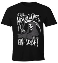MoonWorks Print-Shirt So viele Arschlöcher aber günstig online kaufen