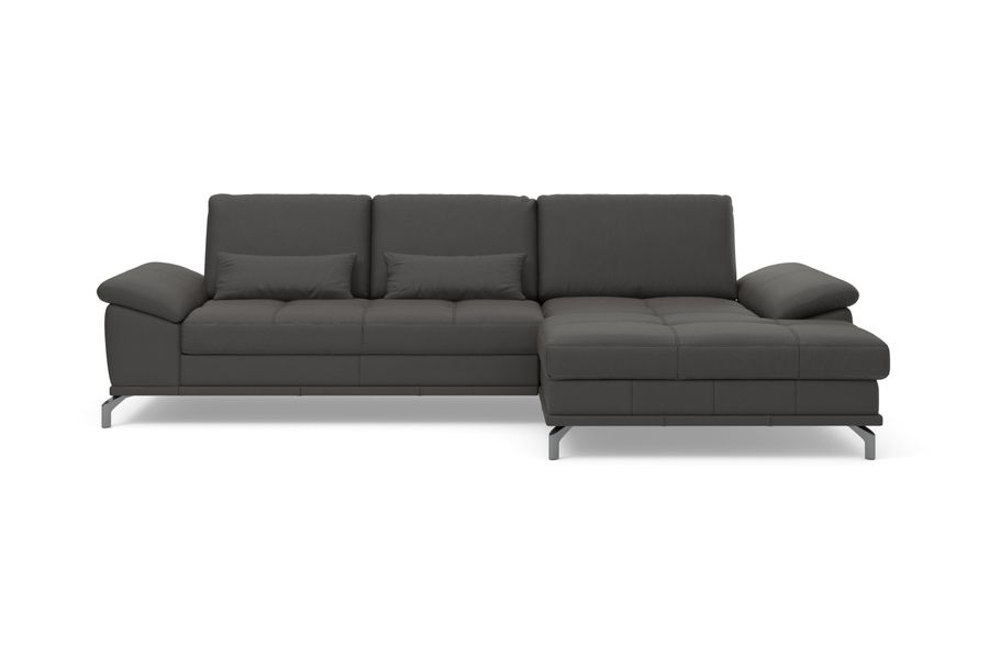 PLACES OF STYLE Ecksofa "Costello L-Form, B: 301 cm mit Sitztiefen-, Armtei günstig online kaufen