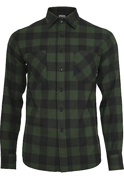 URBAN CLASSICS Kurzarmshirt Urban Classics Herren Checked Flanell Shirt (1- günstig online kaufen