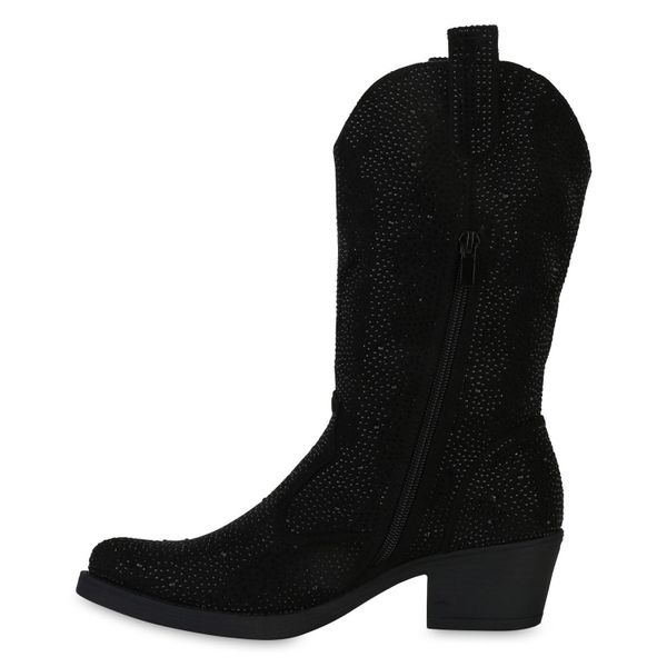 VAN HILL 840905 Cowboystiefel Damen Cowboystiefel günstig online kaufen