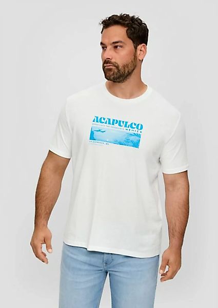 s.Oliver Kurzarmshirt T-Shirt mit Frontprint günstig online kaufen