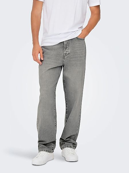 ONLY & SONS Loose-fit-Jeans "ONSFADE LOOSE WB 6778 A14 DNM NOOS" günstig online kaufen