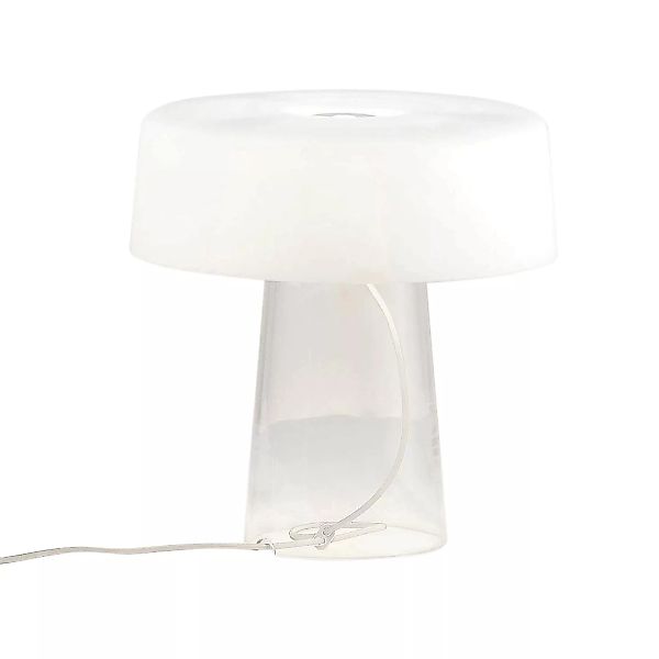 Prandina - Glam Small T3 Tischleuchte - opal weiß/matt/H x Ø 30x30cm/Gestel günstig online kaufen
