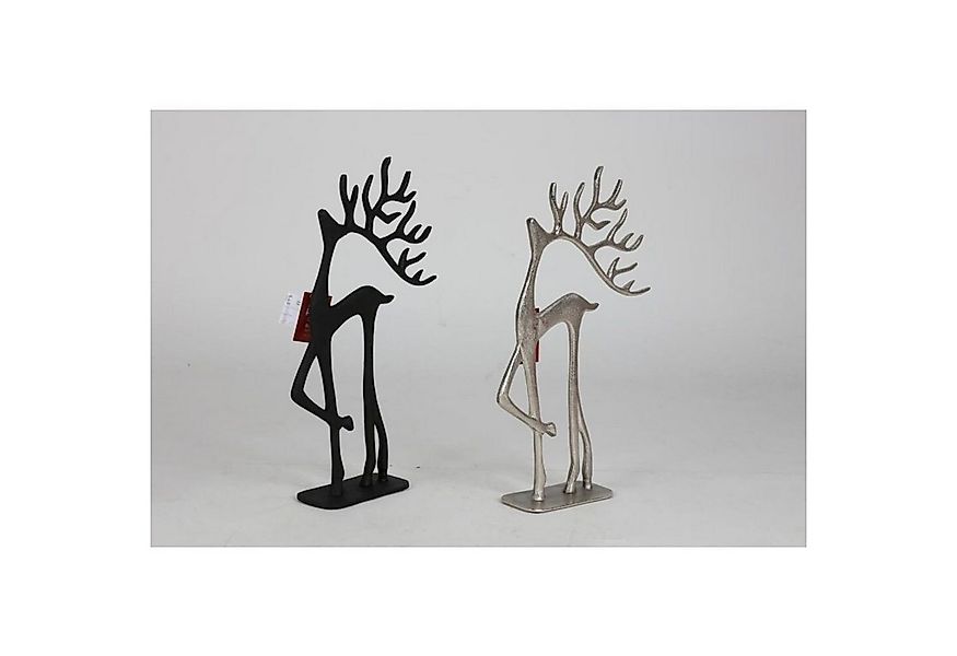 BURI Dekofigur BURI Rentier Metall Dekoration Christmas Fenster Tisch Adven günstig online kaufen
