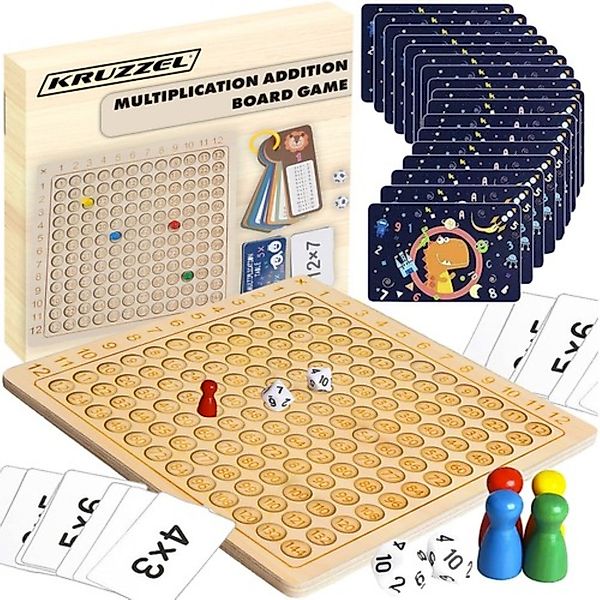 KRUZZEL Lernspielzeug Einmaleins-Brettspiel Motorik - Holz günstig online kaufen