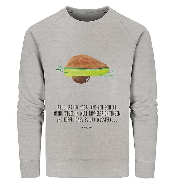 Mr. & Mrs. Panda Longpullover Avocado Yoga Größe M - Heather Grey - Geschen günstig online kaufen