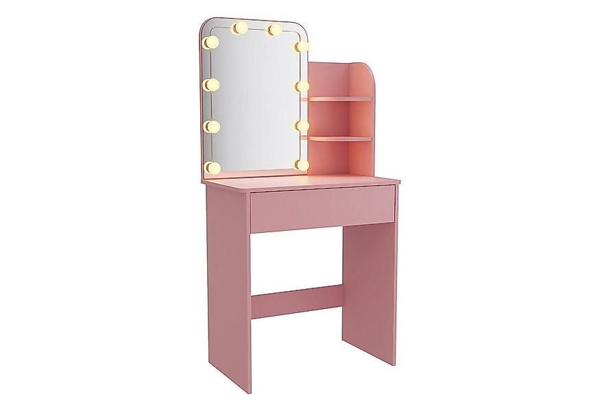 SONNI Schminktisch Schminktisch klein Erhältlich mit Beleuchtung,Schwarze/w günstig online kaufen