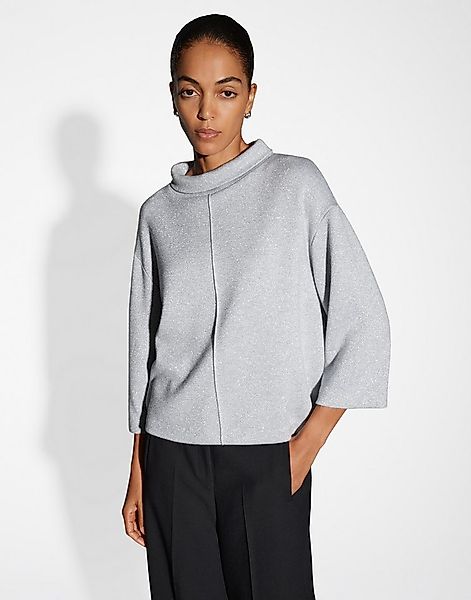 someday Sweatshirt USABELLA Loose in schimmernder Strickoptik günstig online kaufen