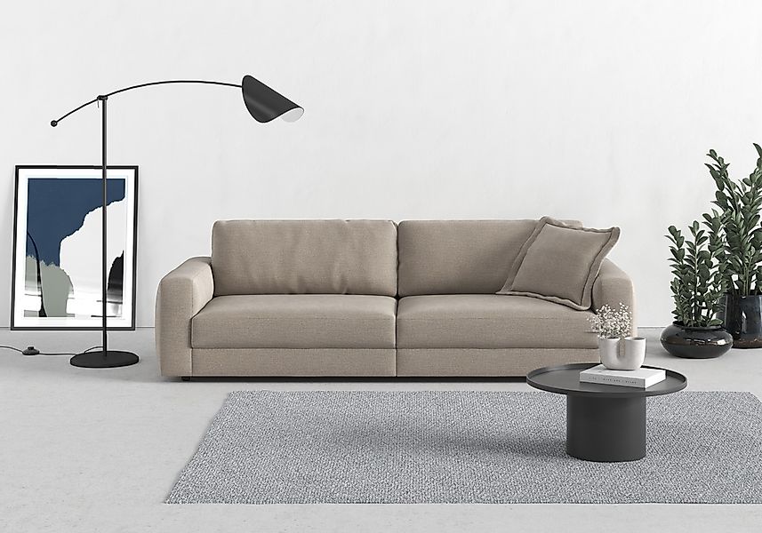 TRENDMANUFAKTUR Big-Sofa "Bourbon" extra tiefe Sitzfläche, wahlweise mit Si günstig online kaufen