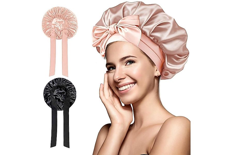 Heyork Duschhaube 2 Stück Schlafmütze Seidenhaube zum Schlafen Verstellbare günstig online kaufen