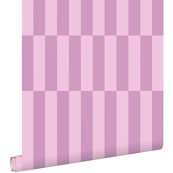 ESTAhome Tapete Streifen Lila 50 x 900 cm günstig online kaufen