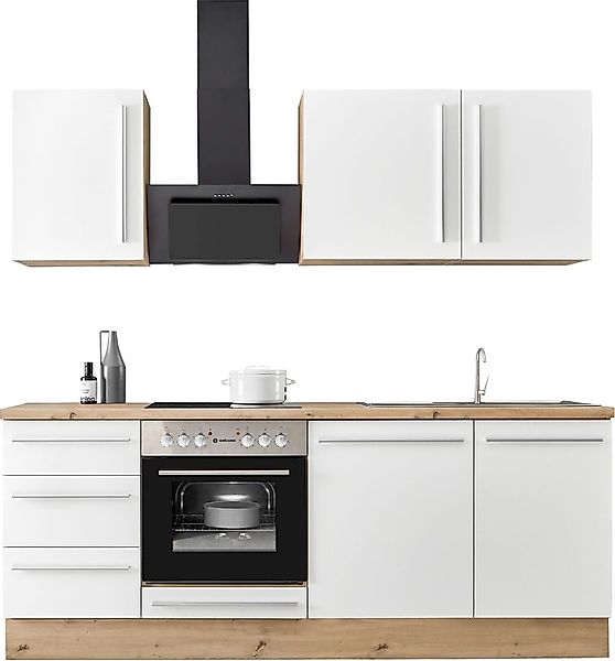 KOCHSTATION Küchenzeile »KS-Florida mit 38mm starker Arbeitsplatte« Breite günstig online kaufen