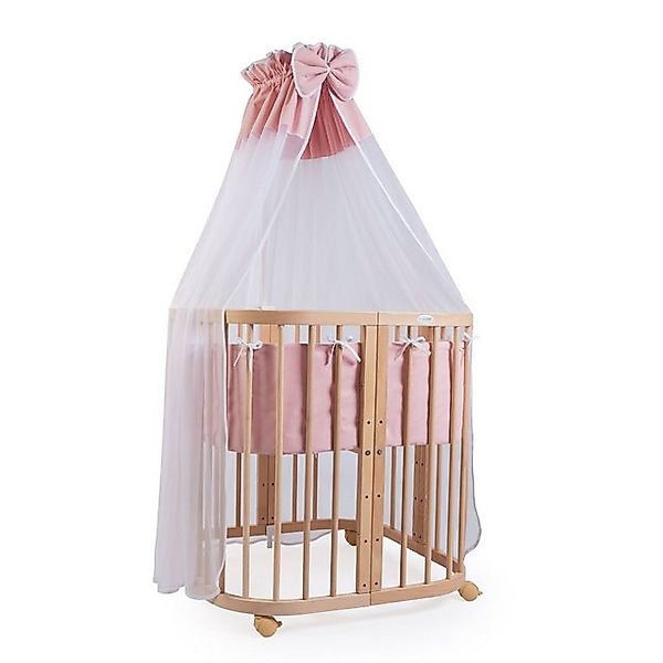 Waldin Babybett Waldin mobiles Babybett aus Holz 7in1 mit Matratze, mitwach günstig online kaufen