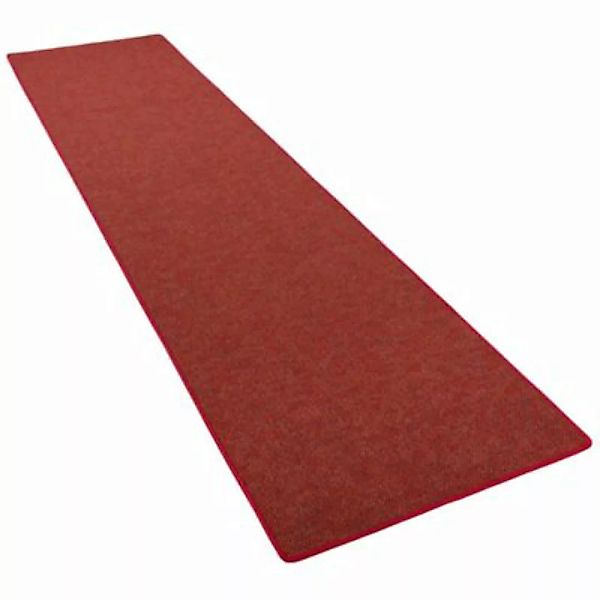 Snapstyle Läufer Teppich Schlingen Teppich Alma Meliert Teppichläufer rot G günstig online kaufen