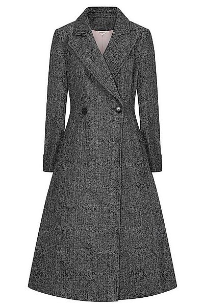 Banned Langmantel Abigail Vintage Herringbone Fischgrätmuster 50er 50s günstig online kaufen