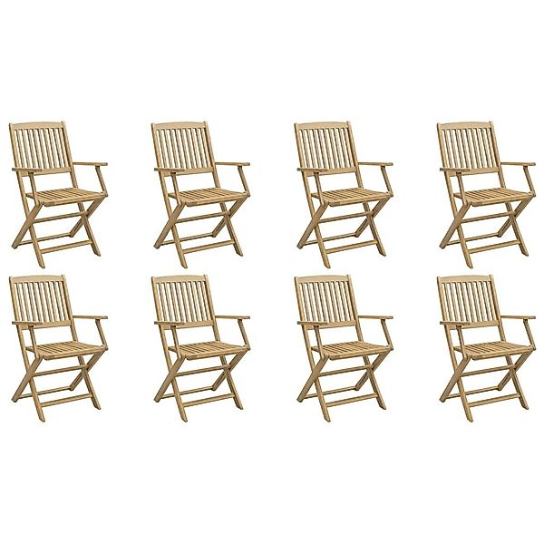 vidaXL Gartenstuhl Gartenstühle 8 Stk. Klappbar günstig online kaufen