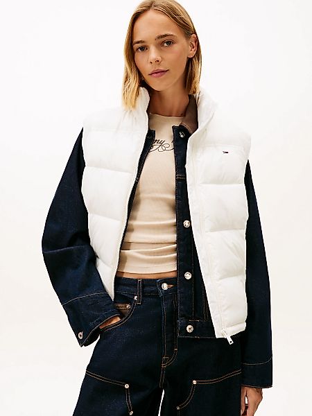 Tommy Jeans Steppweste "TJW ESSENTIAL PUFFER VEST SHINY" günstig online kaufen