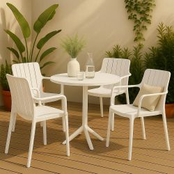 VORTIVO Gartenstuhl stapelbar – wetterfest, bis günstig online kaufen