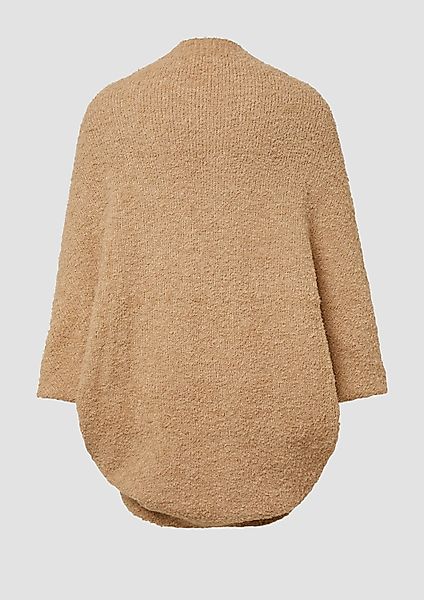 s.Oliver Poncho Indoor-Poncho O-Shape-Poncho aus Bouclé-Strick günstig online kaufen