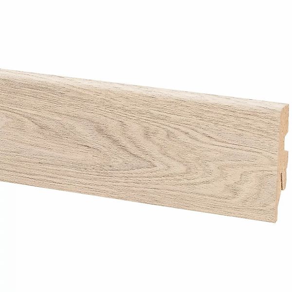 Sockelleiste Eiche Michigan Kent/Hickory Scuol 60 mm x 20 mm Länge 2600 mm günstig online kaufen