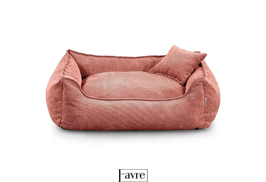 FAVRE Tierbett Hundebett Lucky mit abnehmbarem, waschbarem Cord-Bezug, 100% günstig online kaufen