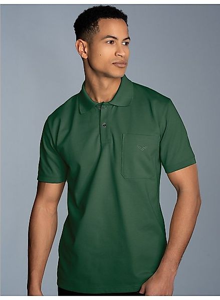 Trigema Poloshirt TRIGEMA Polohemd mit Brusttasche (1-tlg) günstig online kaufen