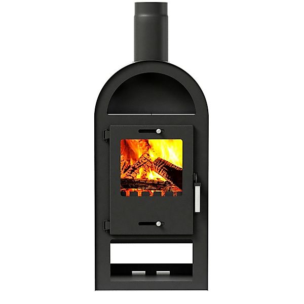 Accente Kaminofen Kaminofen Magna 3.0 schwarz günstig online kaufen