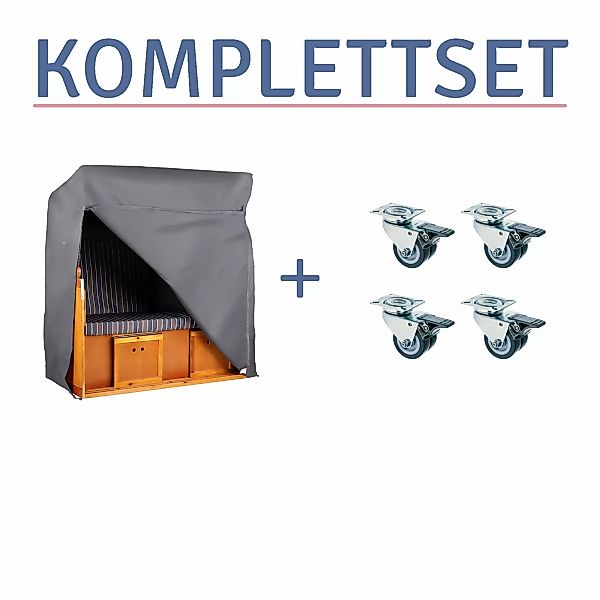 Zubehör Komplettset zum Strandkorb Baltic 2-Sitzer günstig online kaufen