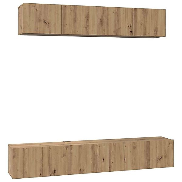 vidaXL TV-Schrank-Set 5-Tlg Artisan-Eiche 100 x 30 x 30 cm 3393215 günstig online kaufen