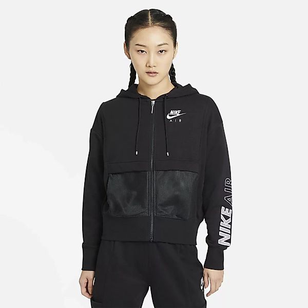 Nike Sportswear Air Sweatshirt Mit Reißverschluss XS Black / White günstig online kaufen